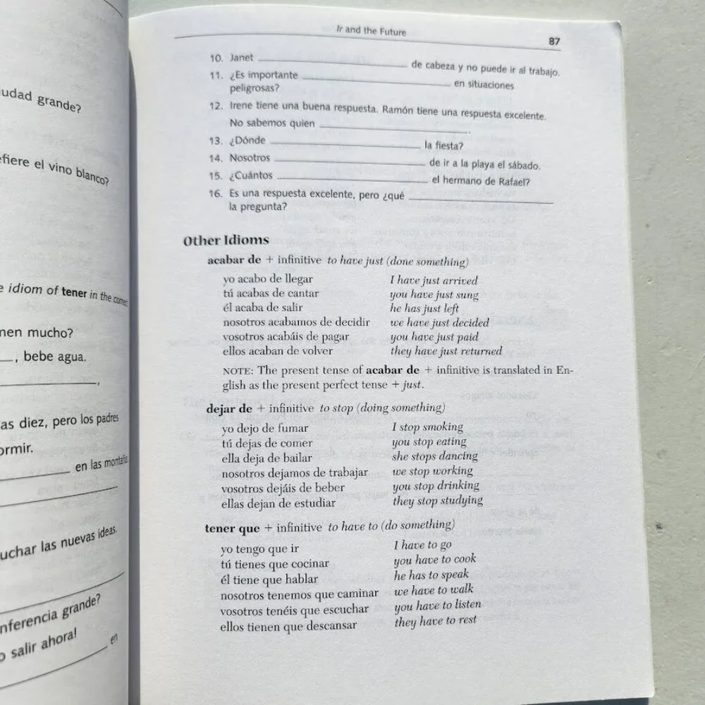 Learn Spanish Book Easy Spanish Step-By-Step Master High-frequency Grammar for S